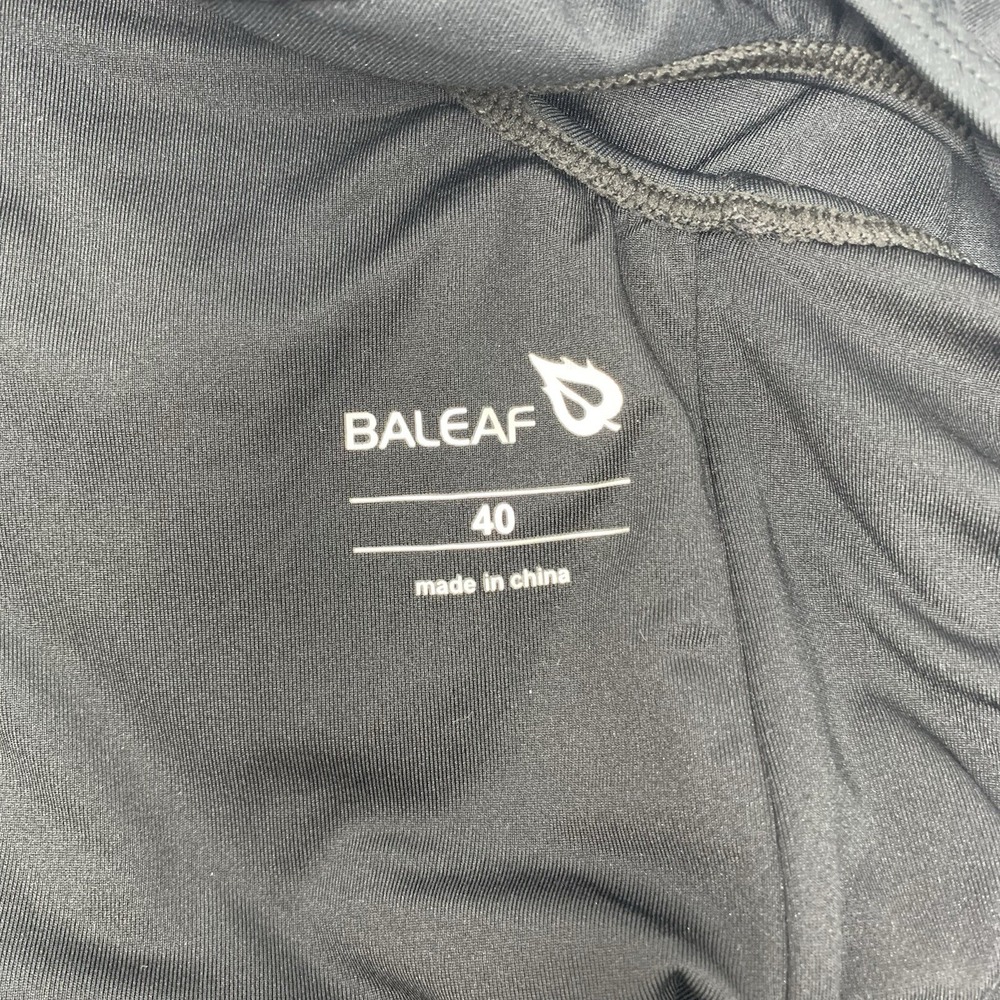 baleaf Black Racerback Athletic One Piece Modest Women's Swimsuit Sz XL (16-18) - Picture 6 of 6